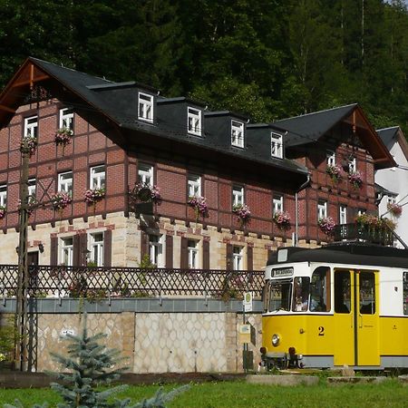 Hotel Forsthaus Бад-Шандау Экстерьер фото